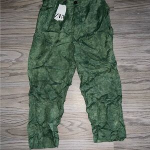 Zara Men's Olive Cargo Pants